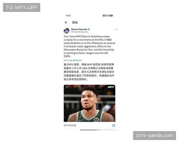 伤病通报：字母哥因轻伤缺席欧洲巡回推广活动，恢复进展良好